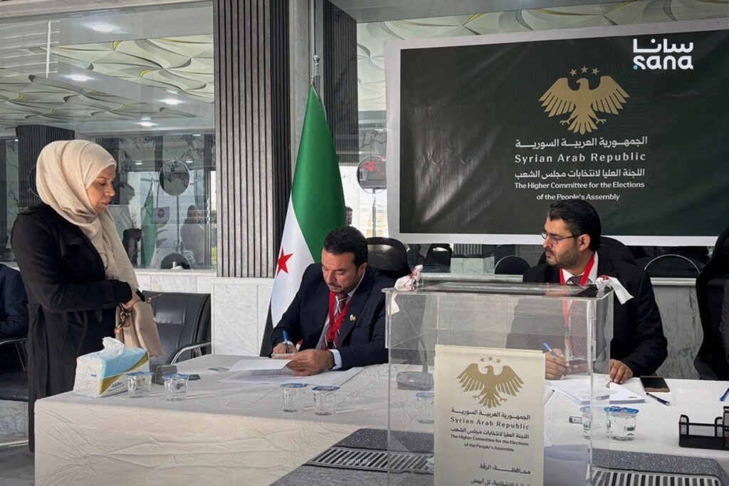 الهيئات الناخبة في تل أبيض ورأس العين تبدأ الإدلاء بأصواتها لانتخاب أعضاء مجلس الشعب